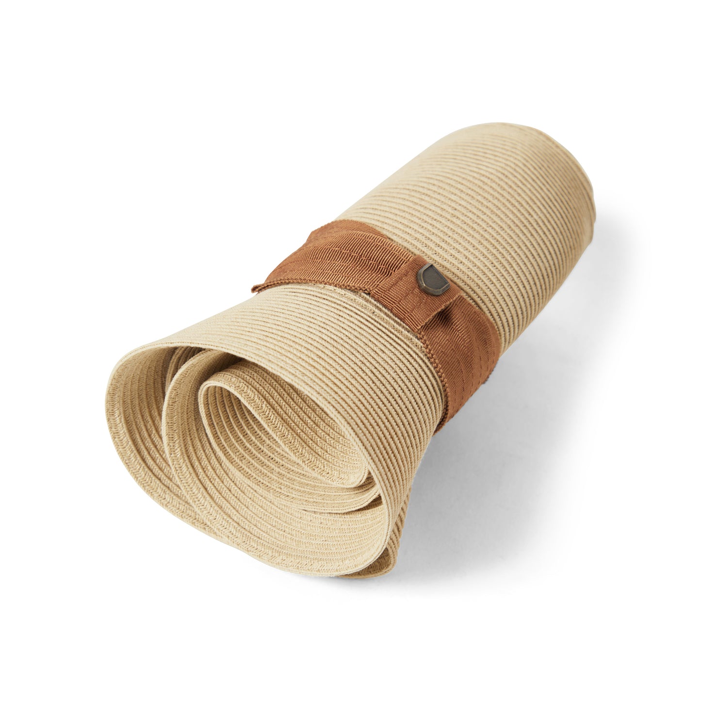 Chapeau Fedora en Paille Toyo Pliable Roma naturel-bronze BRIXTON