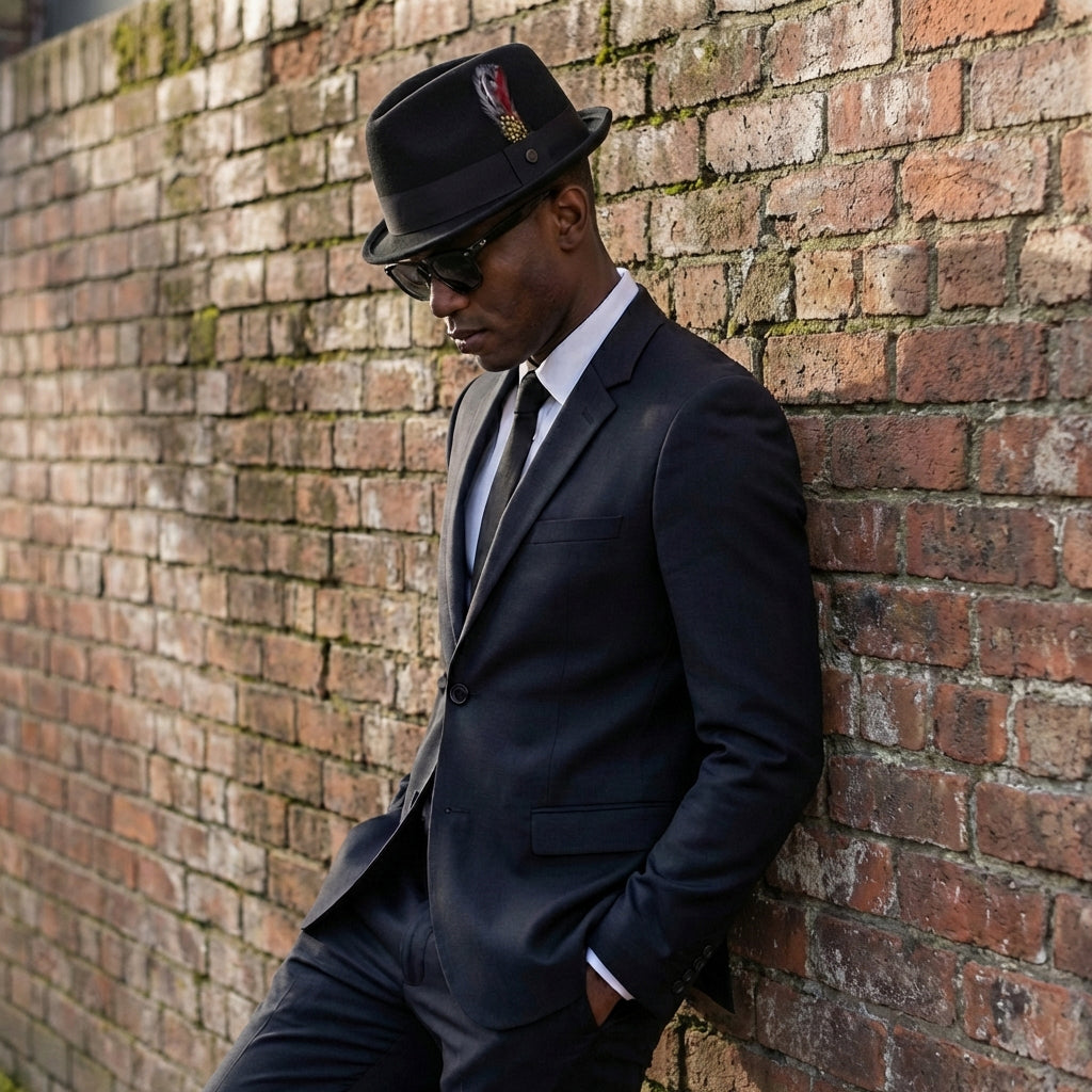 Chapeau Trilby Déformable Dekker noir JAXON & JAMES