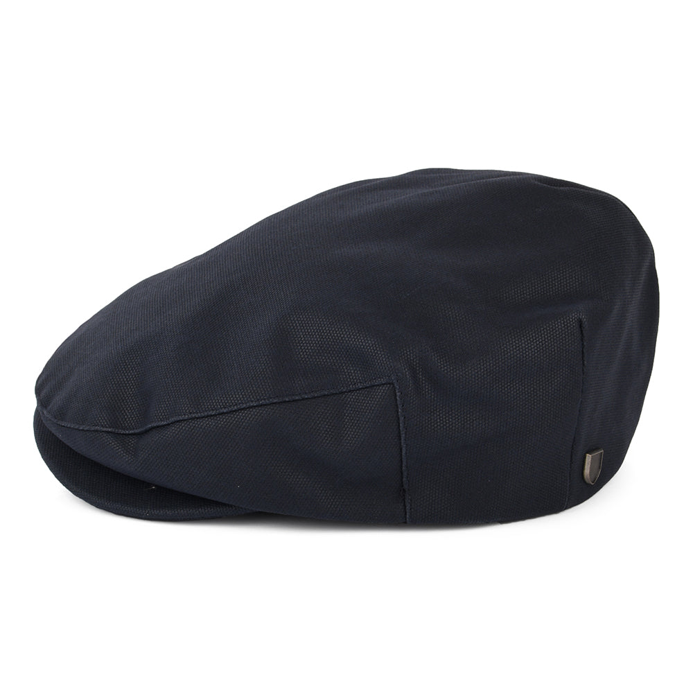 Casquette Plate Cirée Hooligan bleu marine délavé BRIXTON