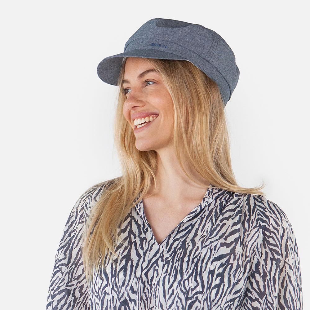 Casquette de Marin en Coton Seraphe denim BARTS