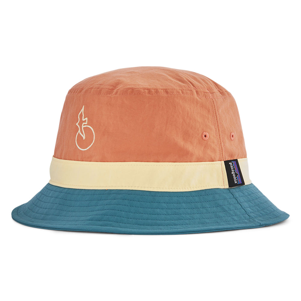 Chapeau Bob Swelldrifter Wavefarer rouille-babeurre-bleu sarcelle PATAGONIA