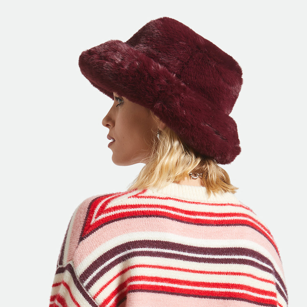 Chapeau Bob Pliable Dion en Fausse Fourrure porto BRIXTON
