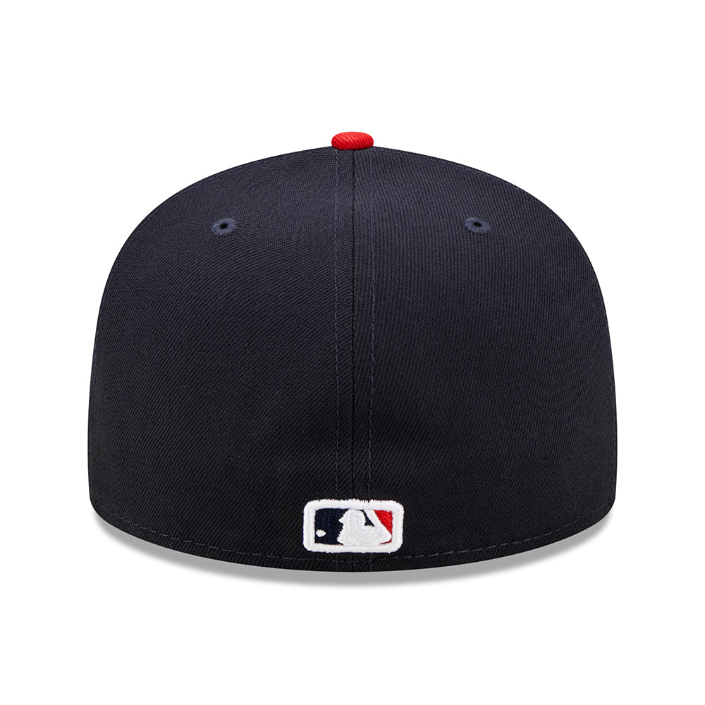 Casquette 59FIFTY MLB On Field AC Perf Cleveland Guardians bleu marine-rouge NEW ERA