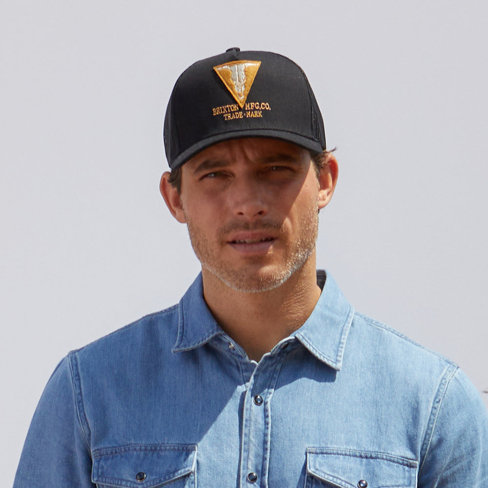 Casquette Trucker Gunston NetPlus MP noir BRIXTON