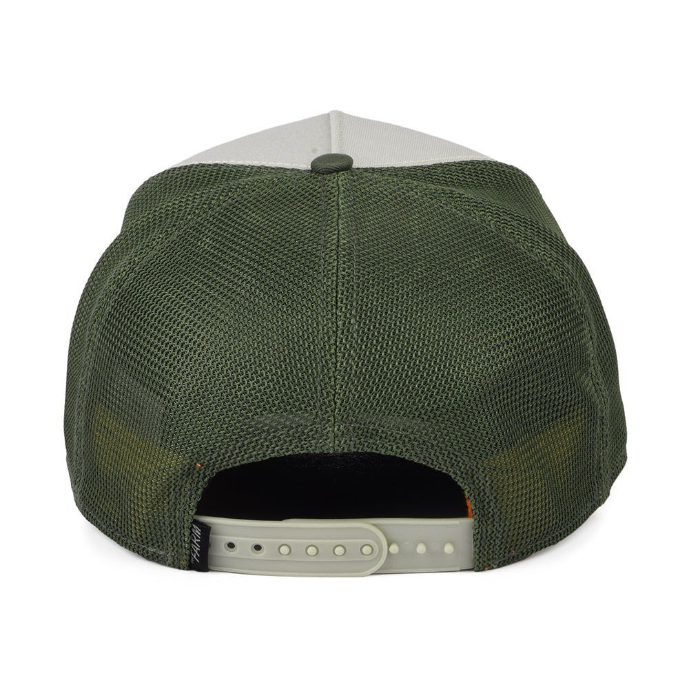 Casquette Trucker V2 High olive-blanc GOORIN