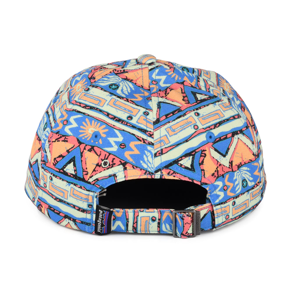 Casquette en Coton Bio High Hopes Geo Small P-6 Label Trad vert-bleu-multi PATAGONIA