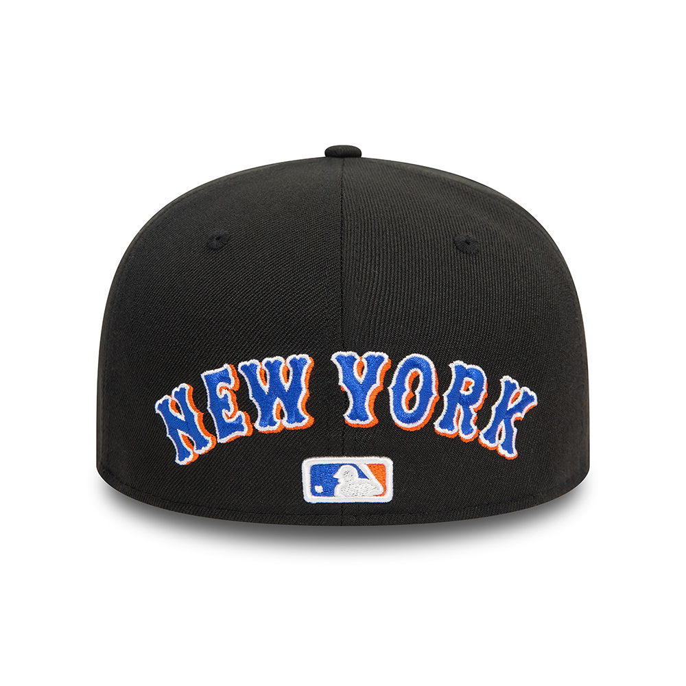 Casquette 59FIFTY MLB Upside Down AOP New York Mets noir-orange NEW ERA