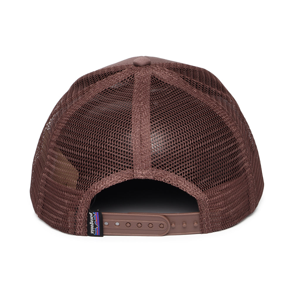 Casquette Trucker en Coton Bio LoPro P-6 Logo mauve PATAGONIA