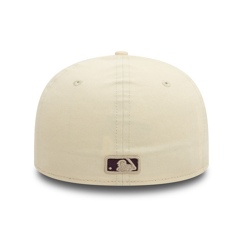 Casquette 59FIFTY MLB Seasonal World Series Low Profile New York Yankees crème clair-quetsche NEW ERA