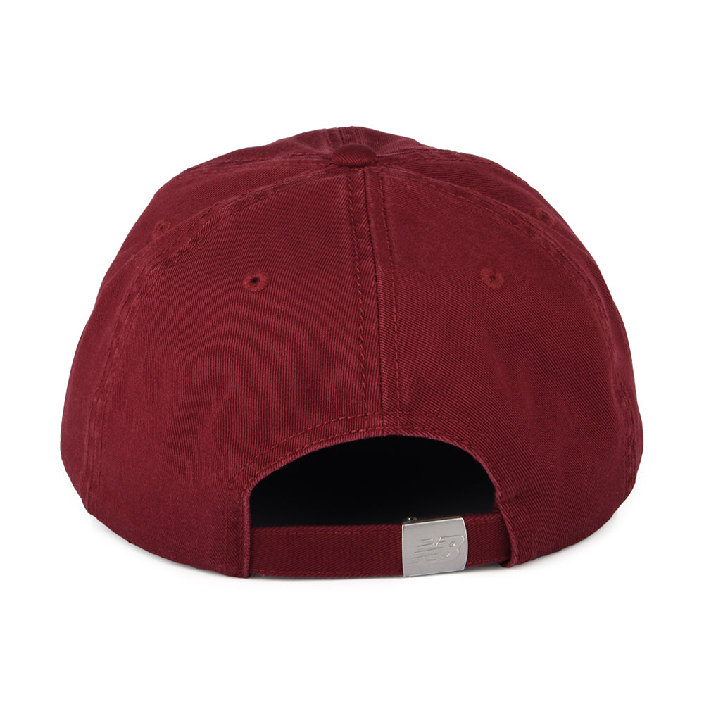 Casquette à Visière Incurvée Classic NB rouge foncé NEW BALANCE
