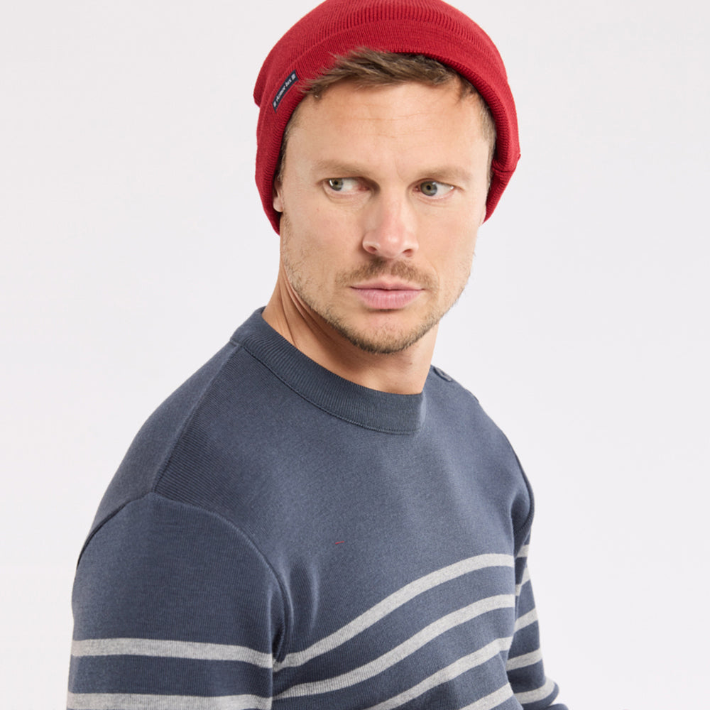 Bonnet en Pure Laine Lannion rouge ARMOR LUX