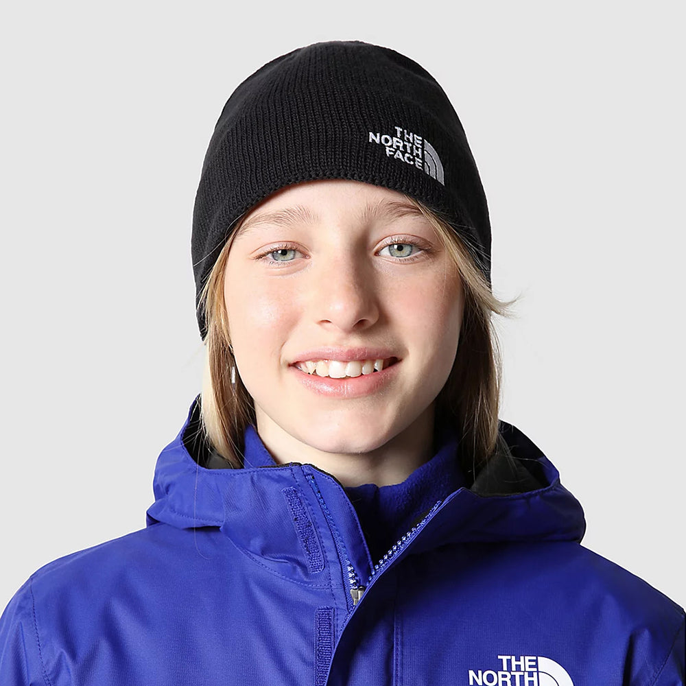 Bonnet Enfant Recyclé Bones noir THE NORTH FACE