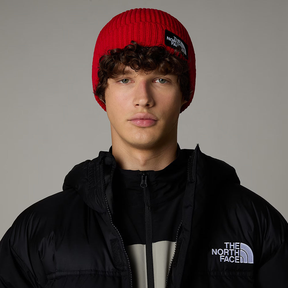 Bonnet Marin à Revers TNF Logo Box rouge THE NORTH FACE