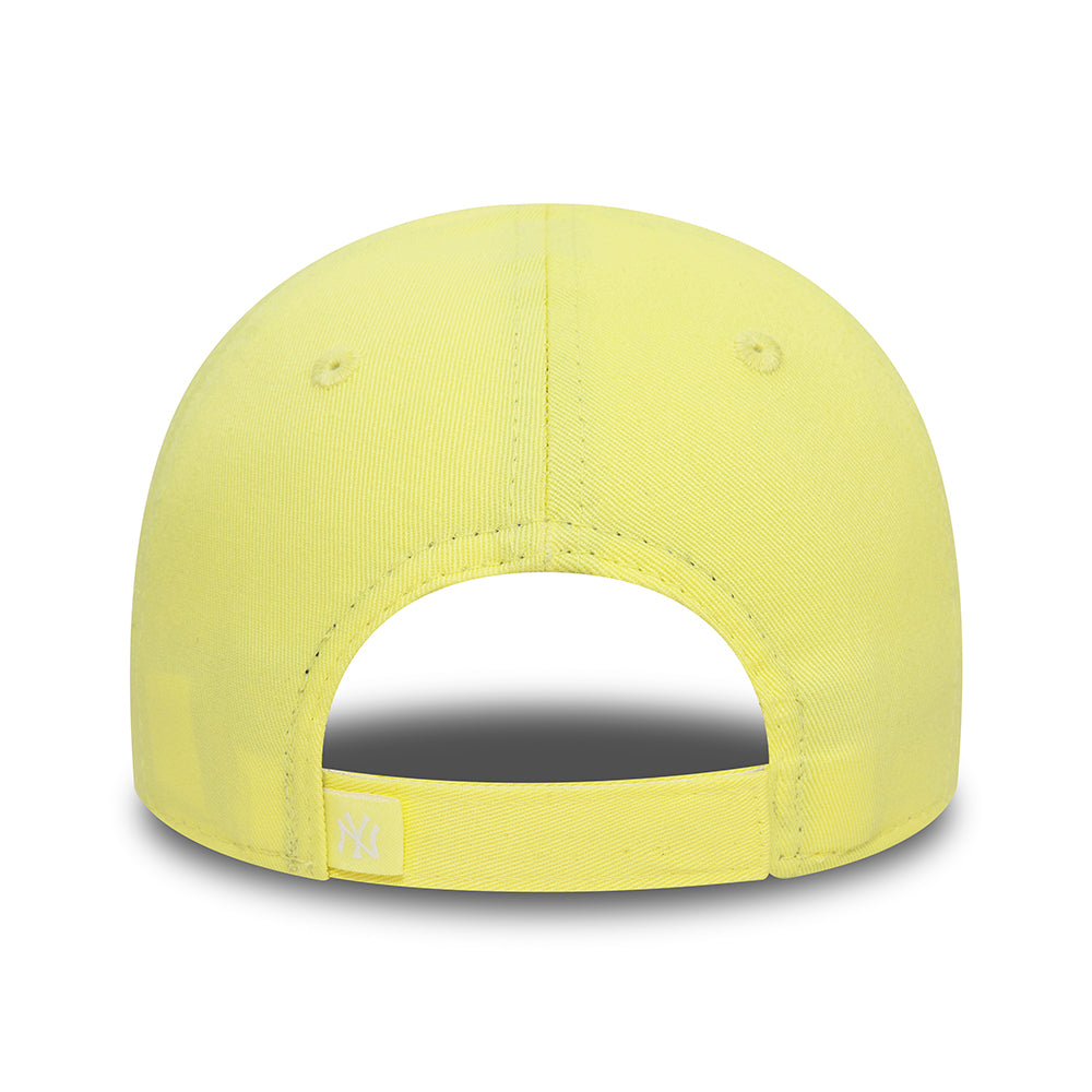 Casquette Enfant 9FORTY MLB Icon New York Yankees jaune clair-blanc NEW ERA