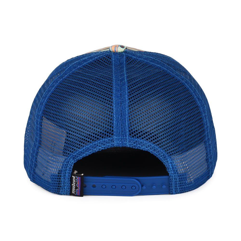 Casquette Trucker Enfant en Coton Bio High Hopes Geo bleu-multi PATAGONIA