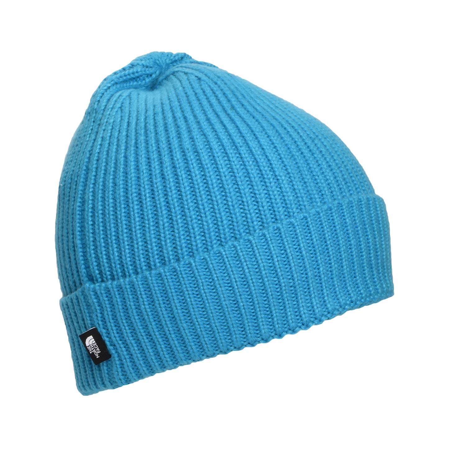 Bonnet Enfant Recyclé à Revers TNF Box Logo bleu vif THE NORTH FACE