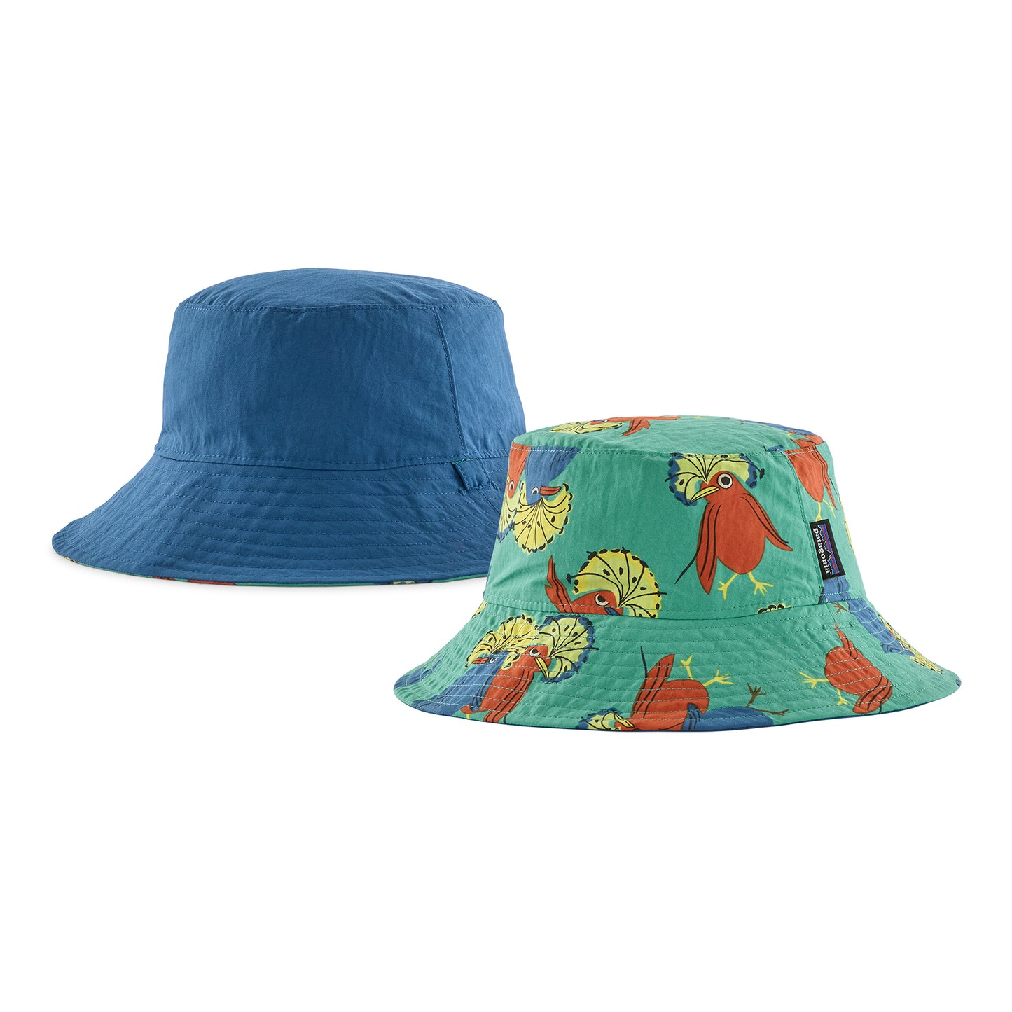 Chapeau Bob Bébé Été Réversible Royal Fren vert-bleu PATAGONIA
