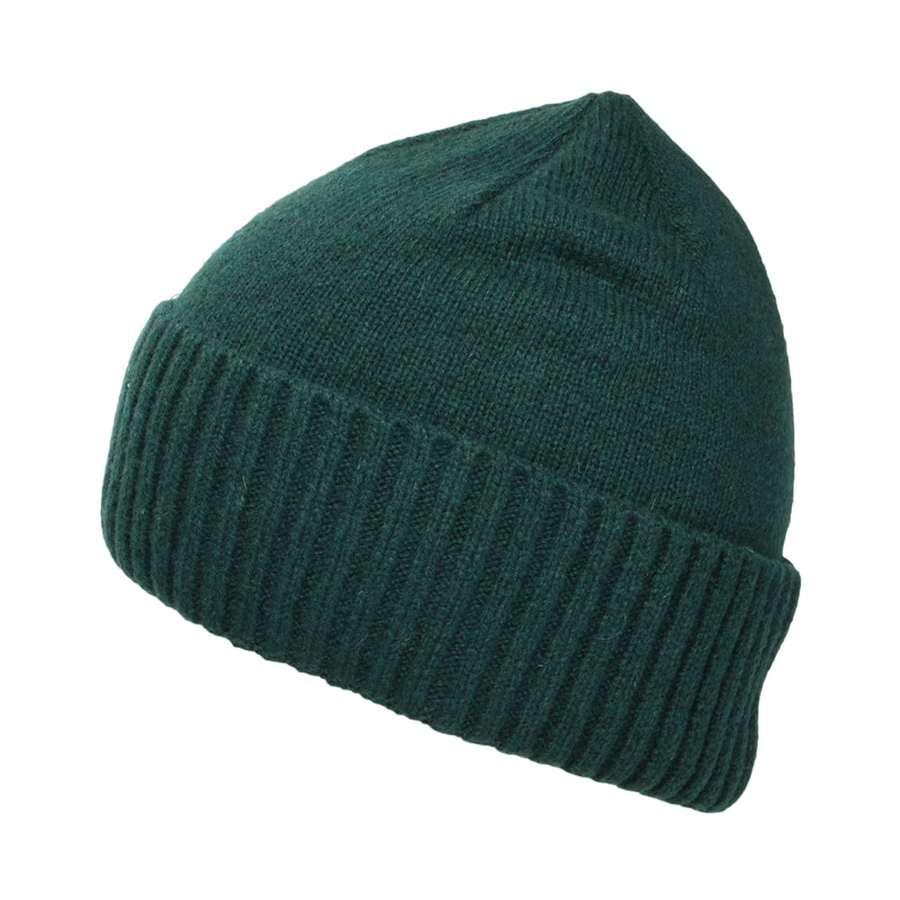 Bonnet Brodeo en Laine Recyclée vert foncé PATAGONIA
