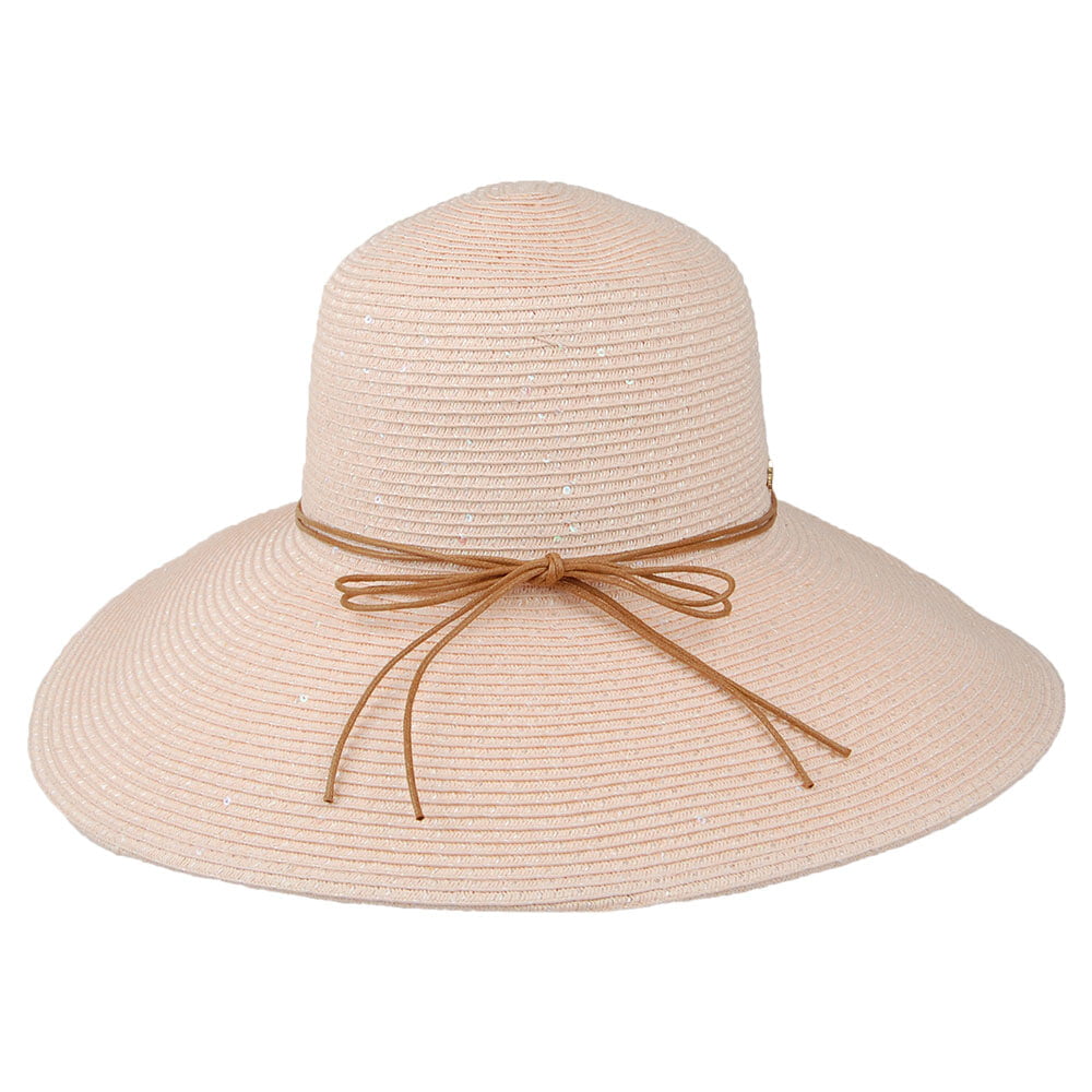 Chapeau Été en Papier Tressé Waverly rose blush CAPPELLI