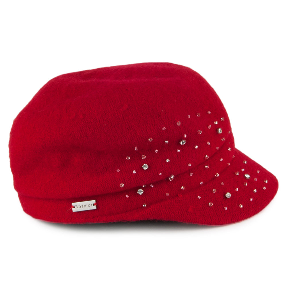 Casquette Gavroche Lynn rouge BETMAR