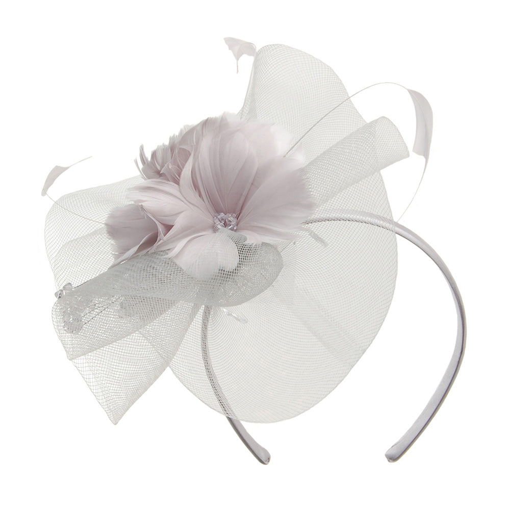Chapeau Bibi Clementine argenté JANE ANNE DESIGNS