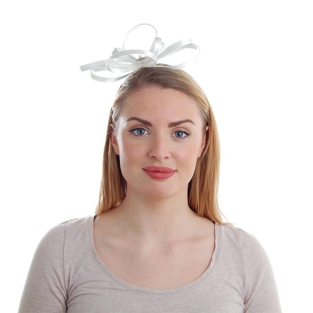 Chapeau Bibi en Satin ivoire FAILSWORTH