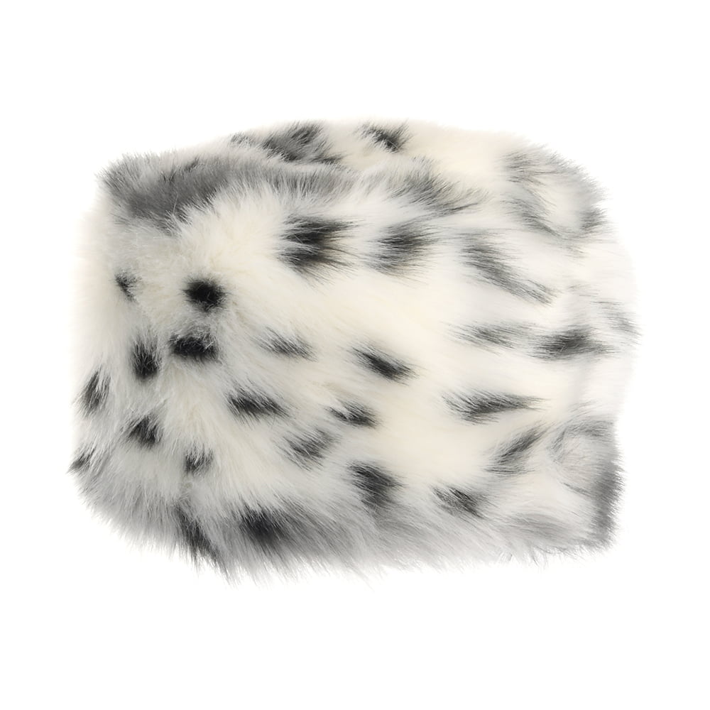 Chapeau Calot Femme Hiver en Fausse Fourrure léopard des neiges HELEN MOORE