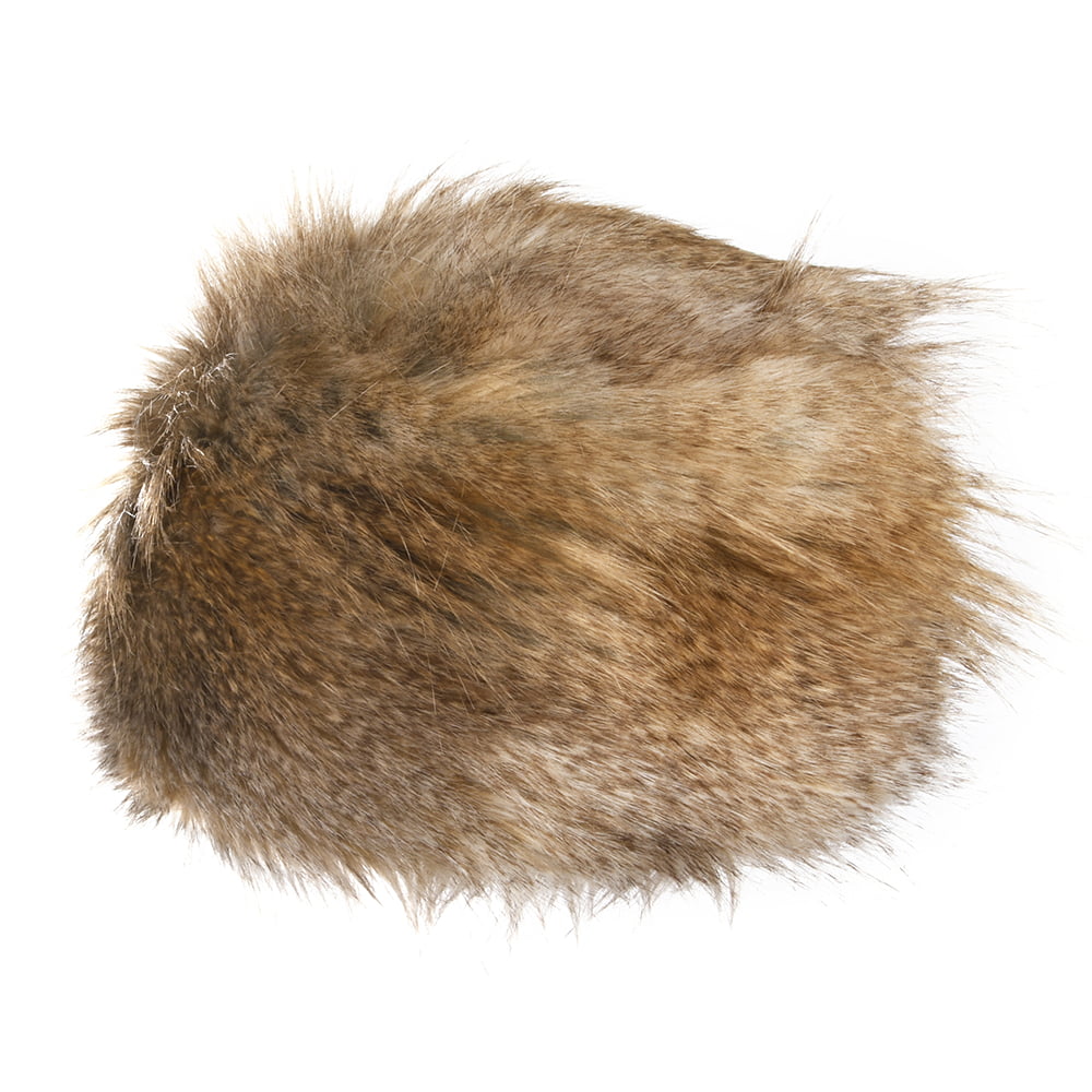 Chapeau Calot Femme Hiver en Fausse Fourrure sable HELEN MOORE