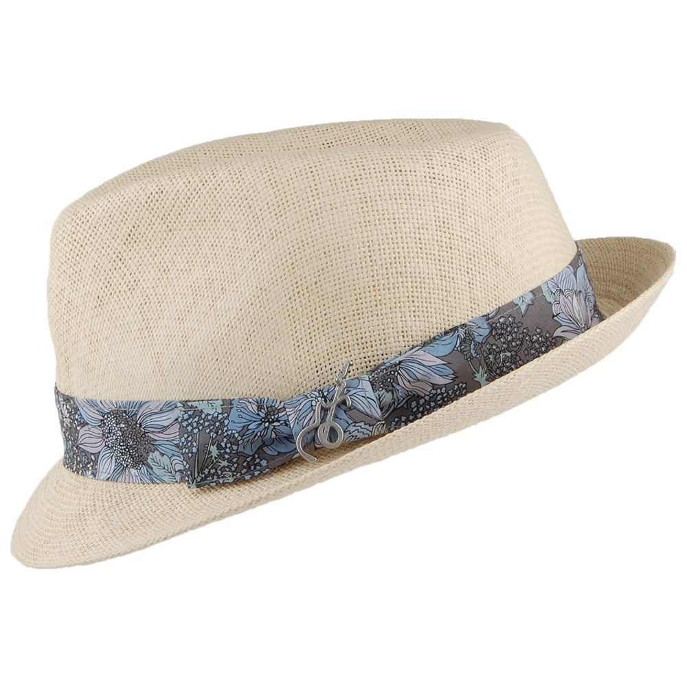 Chapeau Trilby en Paille Toyo Mate Essence naturel CARLOS SANTANA