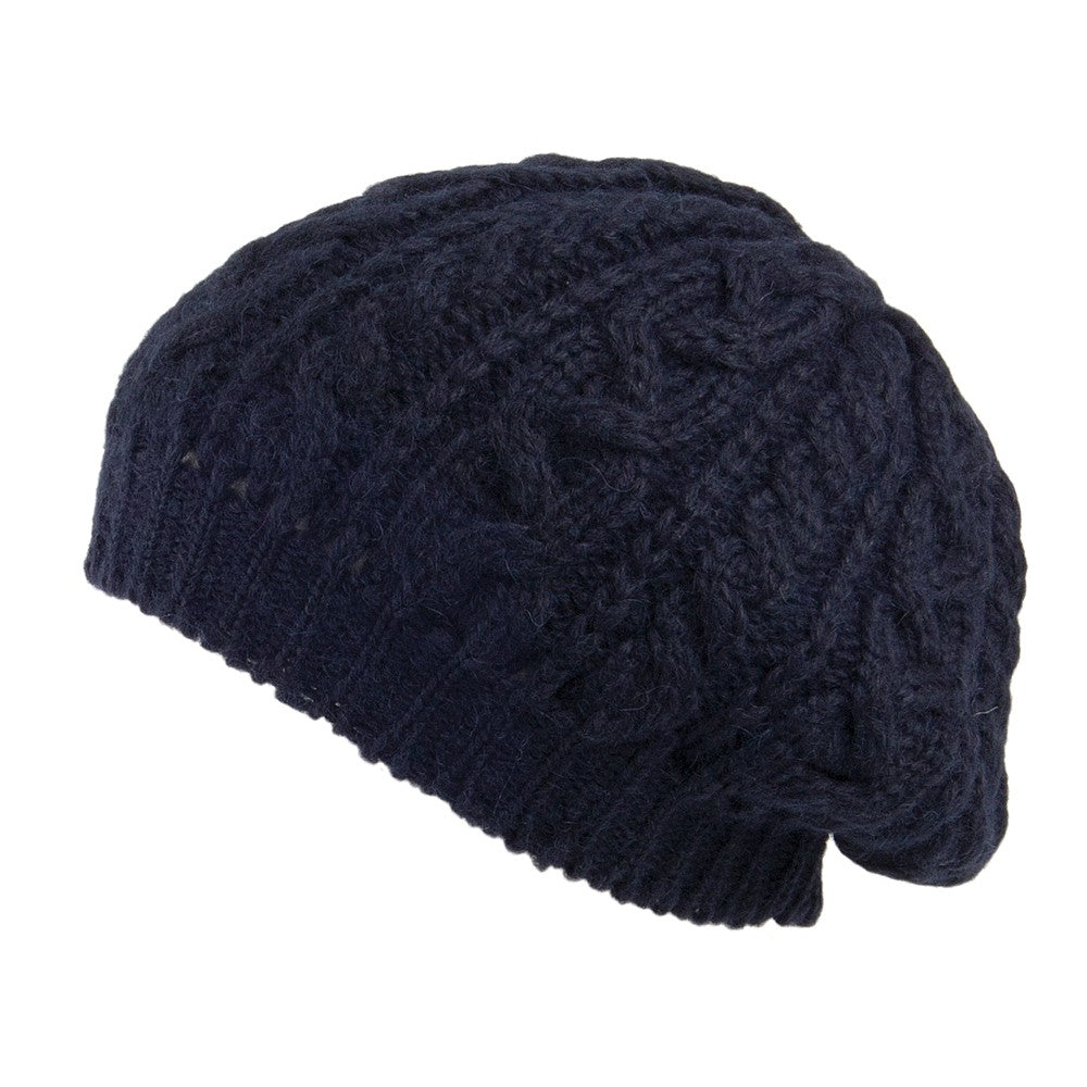 Béret en Alpaga bleu marine HIGHLAND 2000