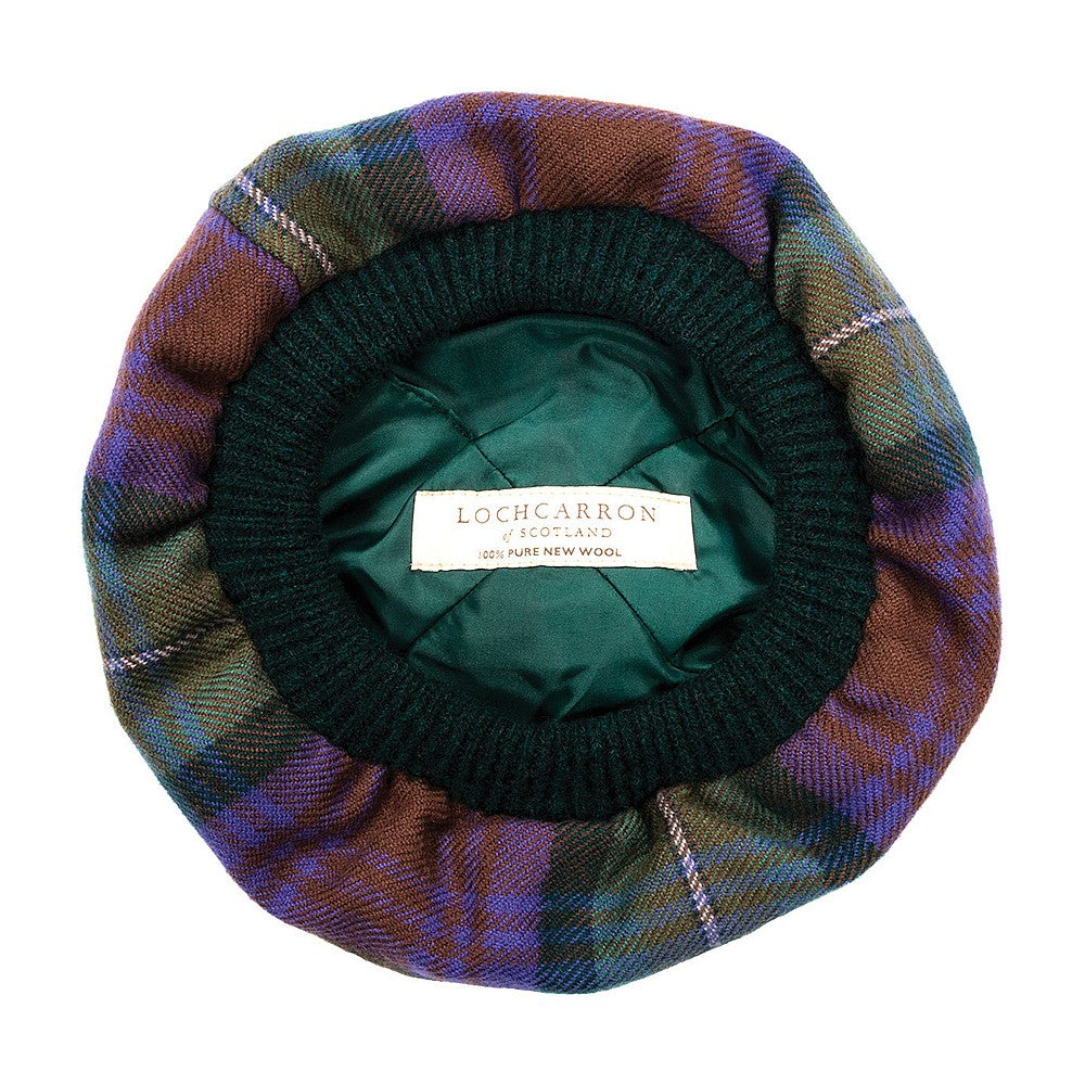 Chapeau Tam O'Shanter en Laine d'Agneau Isle Of Skye LOCHCARRON OF SCOTLAND