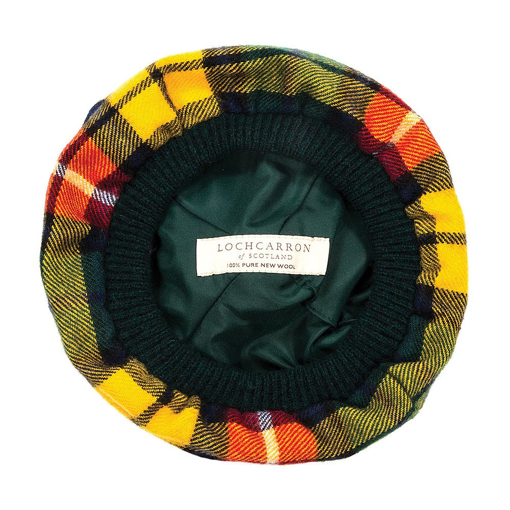 Chapeau Tam O'Shanter en Laine d'Agneau Buchanan Modern LOCHCARRON OF SCOTLAND