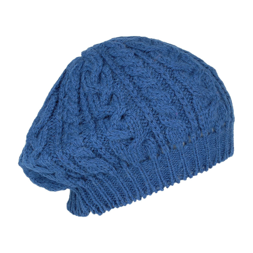 Béret en Alpaga bleu HIGHLAND 2000