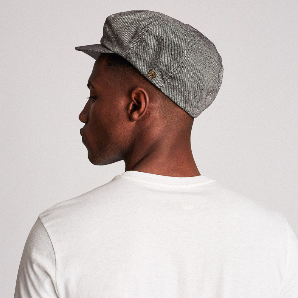 Casquette Gavroche Brood bleu jean BRIXTON