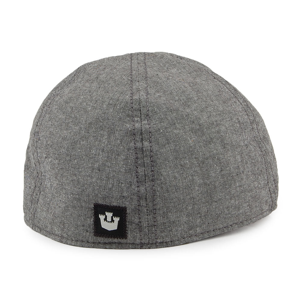 Casquette Plate en Coton Mr. Bang noir délavé GOORIN