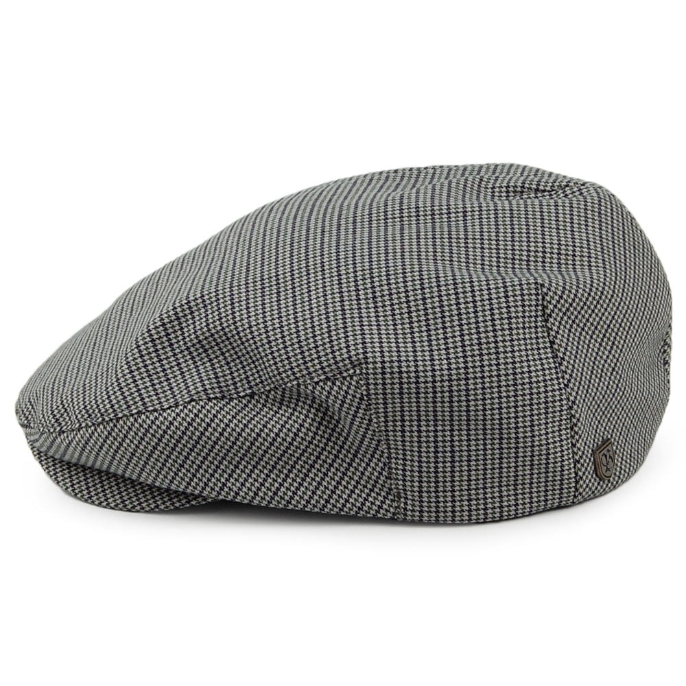 Casquette Plate Pied-de-Poule Hooligan olive-bleu marine BRIXTON