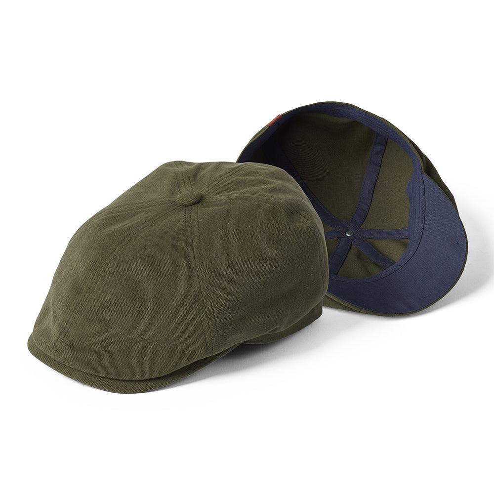 Casquette Gavroche en Toile de Coton Hudson khaki-bleu marine FAILSWORTH