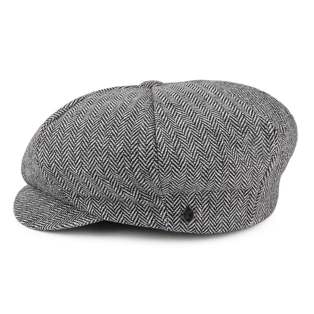 Casquette Gavroche La Grosse Pomme à Chevrons gris JAXON & JAMES