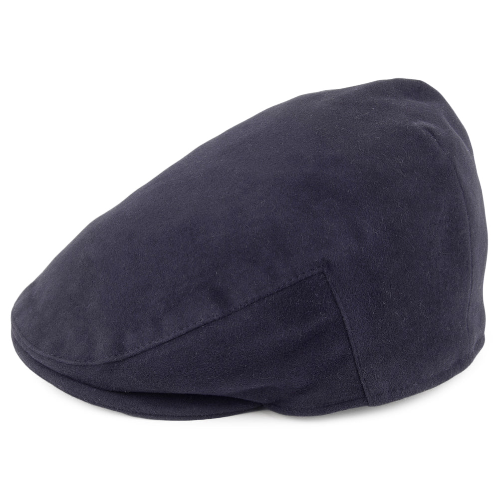 Casquette Plate en Moleskine bleu marine CHRISTYS