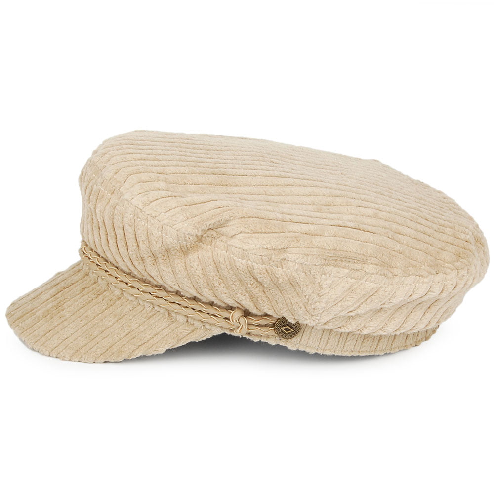 Casquette de Marin en Peluche Ashland beige sable BRIXTON