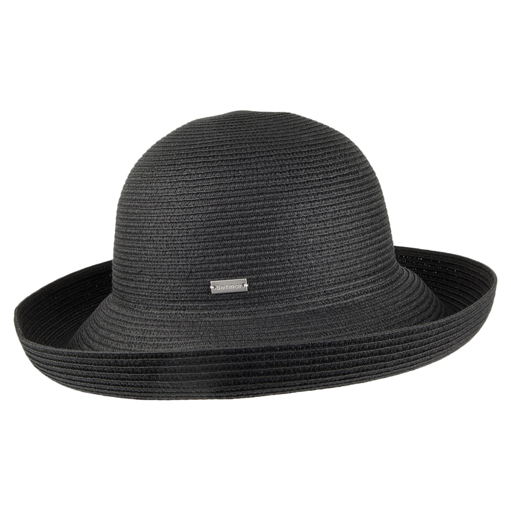 Chapeau Été Classic Roll Up noir BETMAR