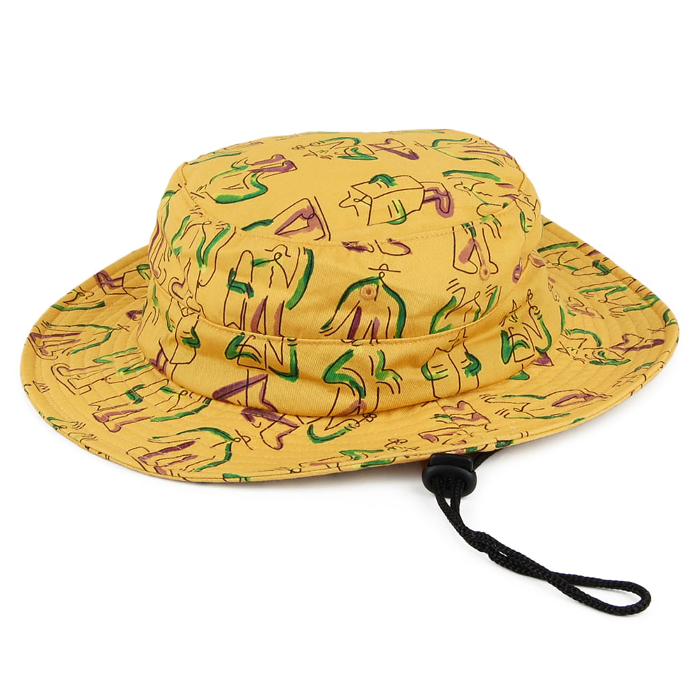 Chapeau Bob Lucas Beaufort jaune BRIXTON