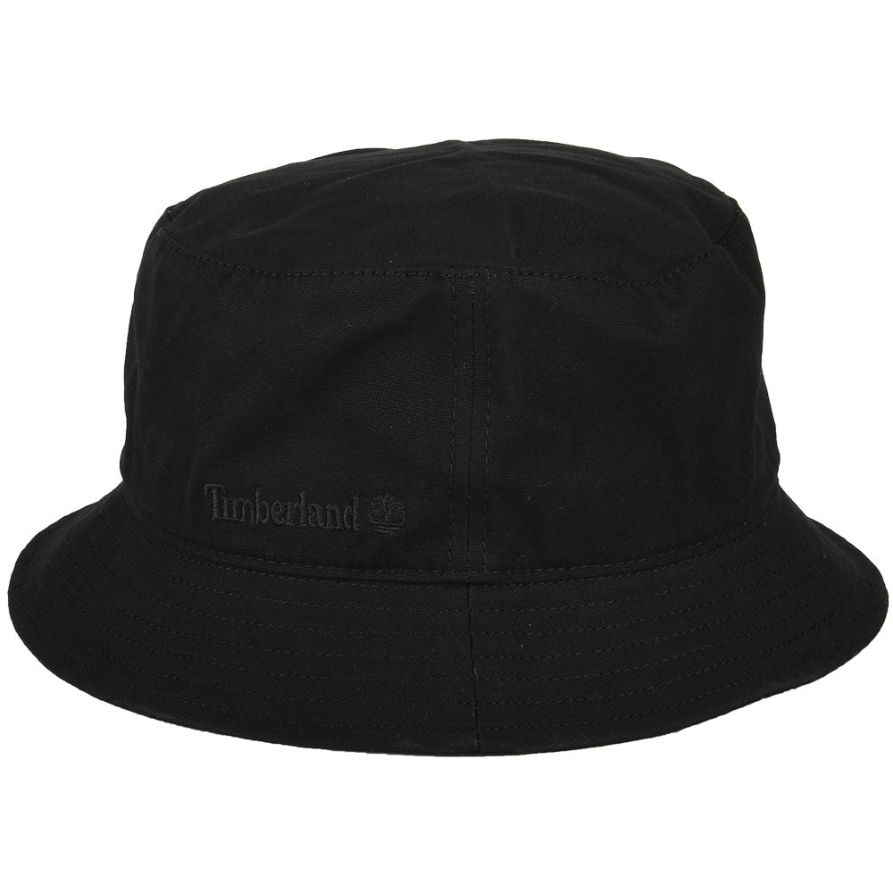 Chapeau Bob en Toile de Coton Peau de Pêche noir TIMBERLAND