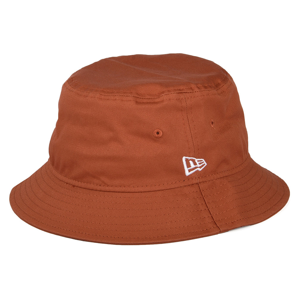 Chapeau Bob Fuselé en Coton NE Essential rouille NEW ERA