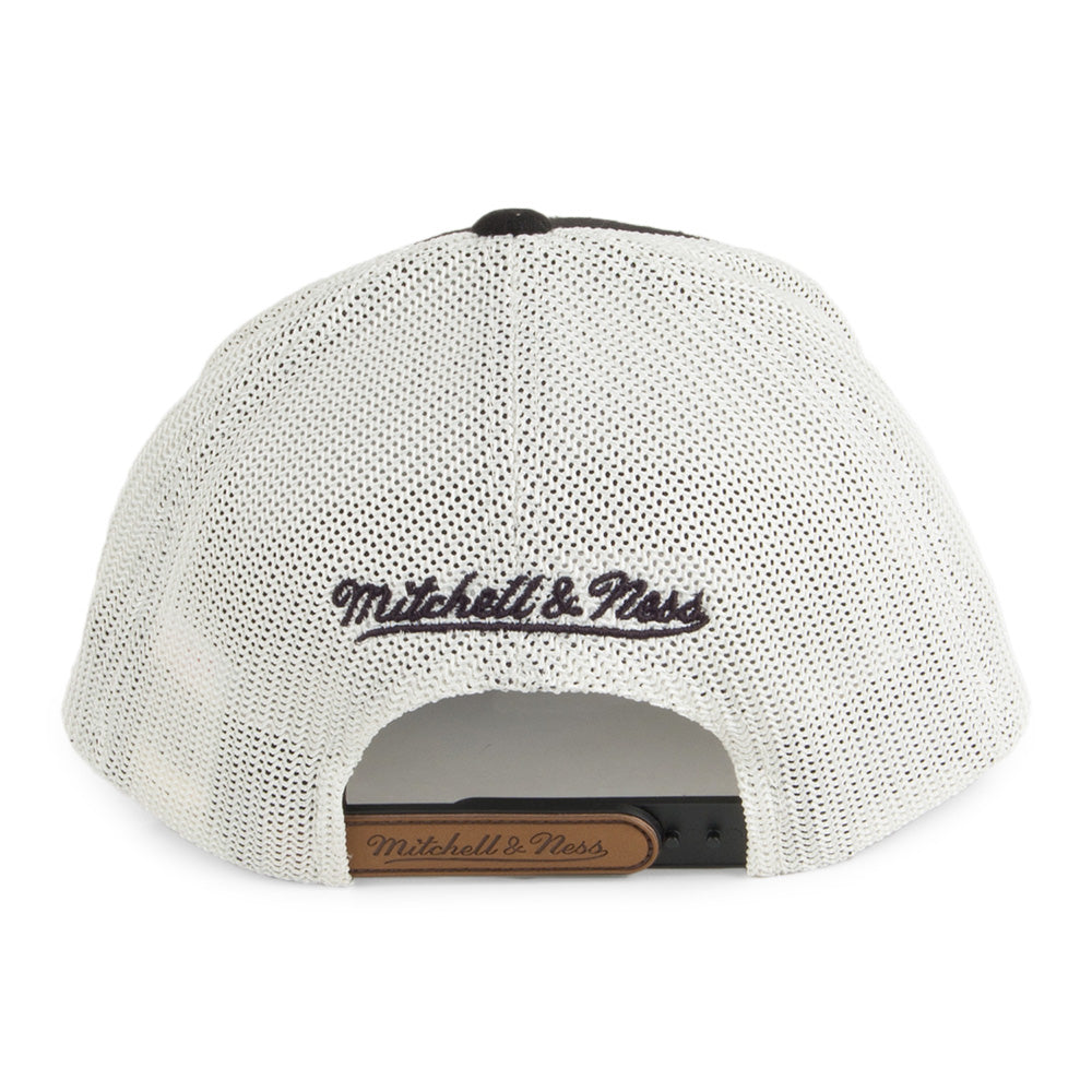Casquette Trucker HWC Patch 110 Charlotte Hornets noir MITCHELL & NESS