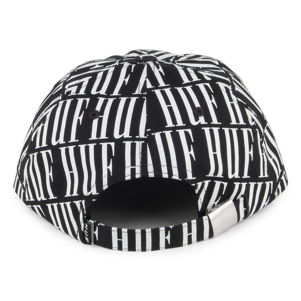 Casquette 6 Panel Night Market noir HUF