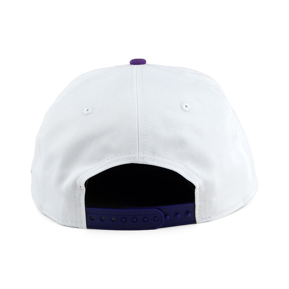 Casquette Snapback 9FIFTY Retro NBA L.A. Lakers blanc-violet NEW ERA