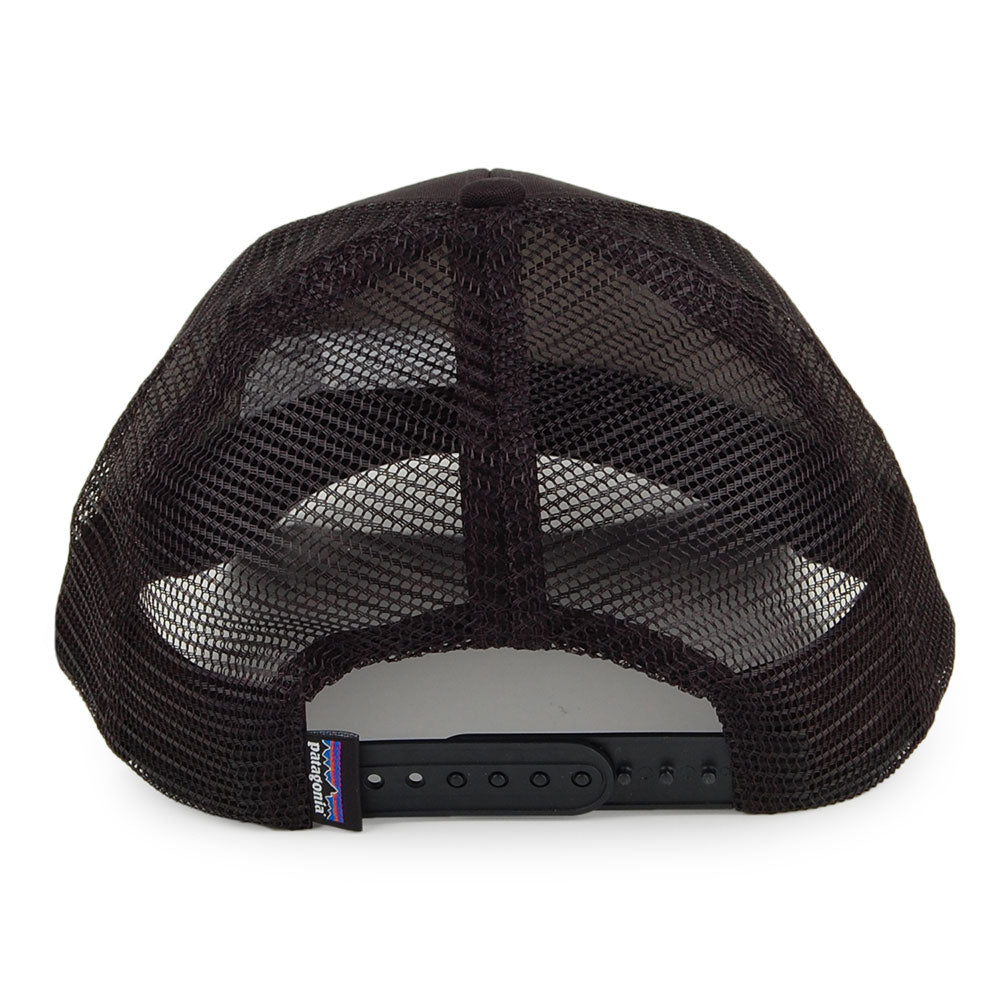 Casquette Trucker en Coton Bio Line Logo Ridge noir PATAGONIA