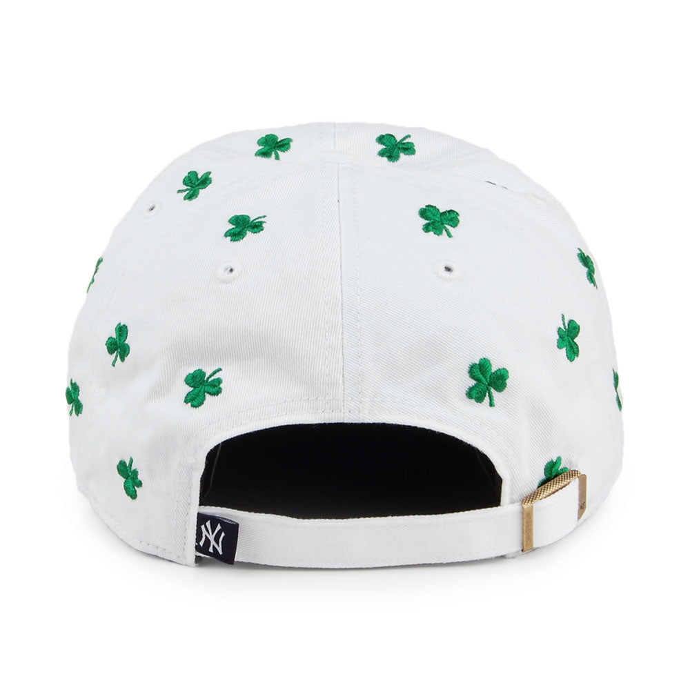 Casquette St. Patrick's Clover Clean Up New York Yankees blanc-vert 47 BRAND