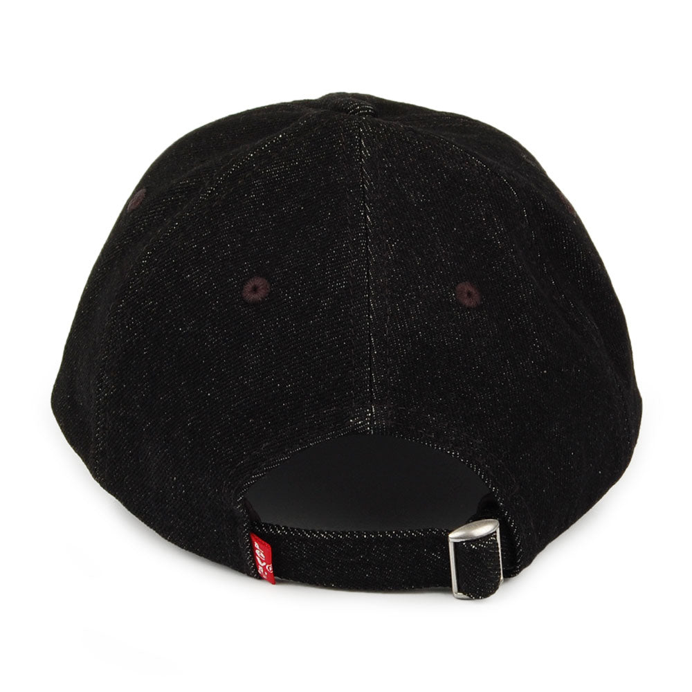 Casquette en Jean Mid Batwing noir LEVI'S